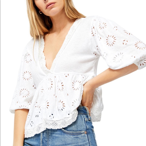 Free People Sweeter Side Blouse - Picture 7 of 9